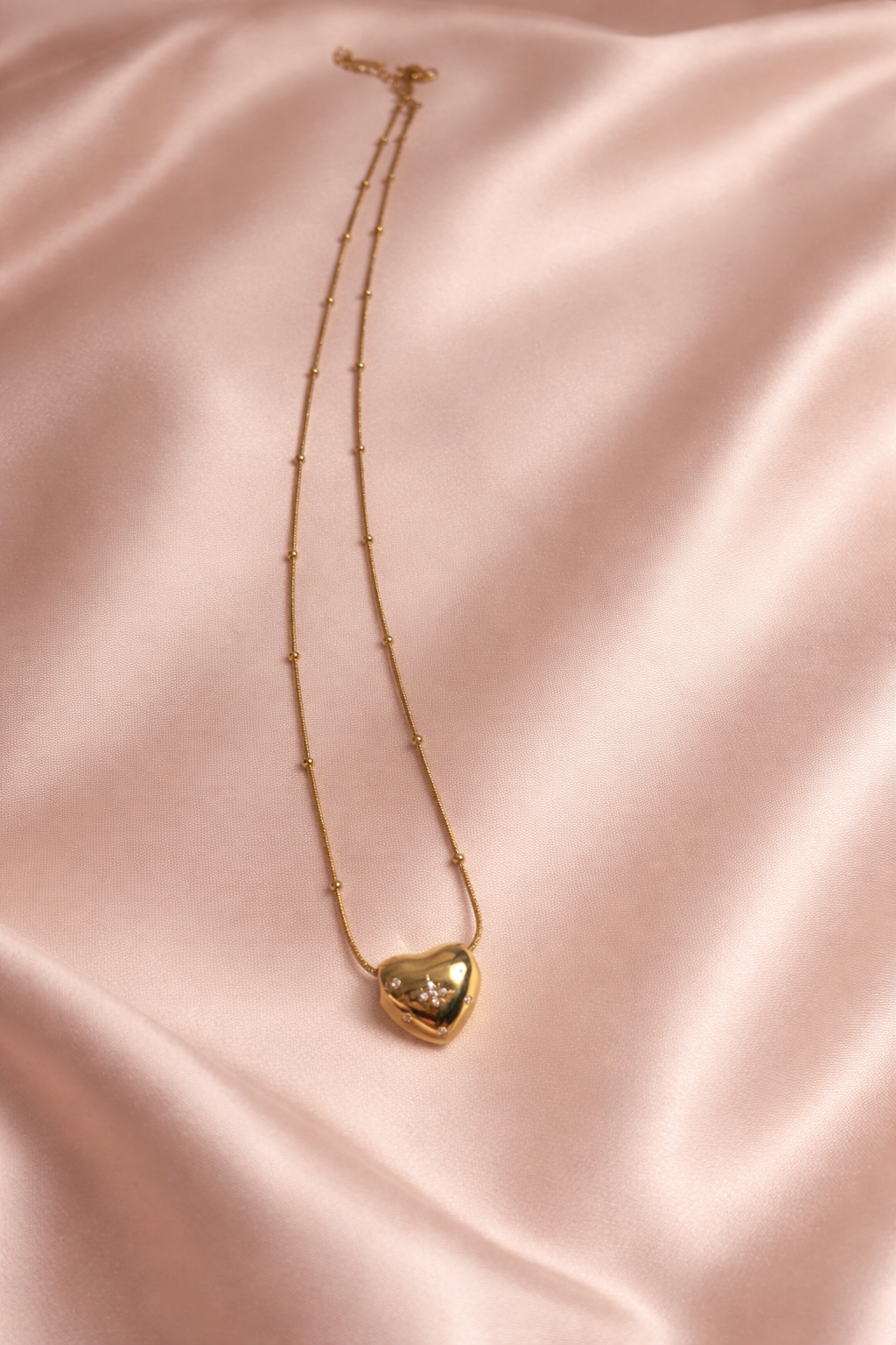 Collier cœur battant