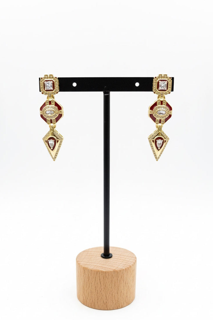 Boucles d’oreilles arabesque