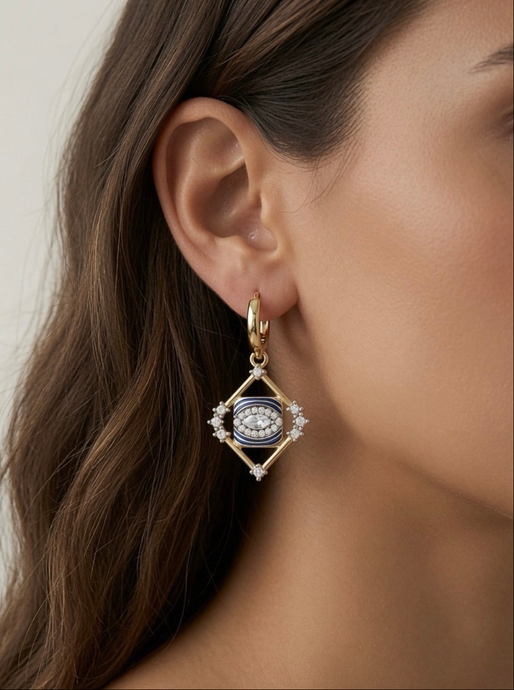 Boucles d’oreilles eye drops