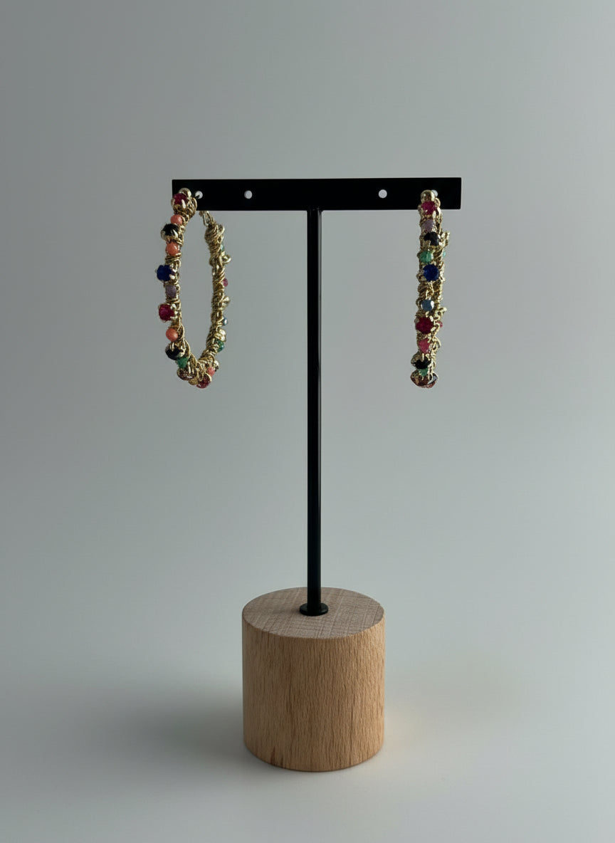 Boucles d’oreille color gems