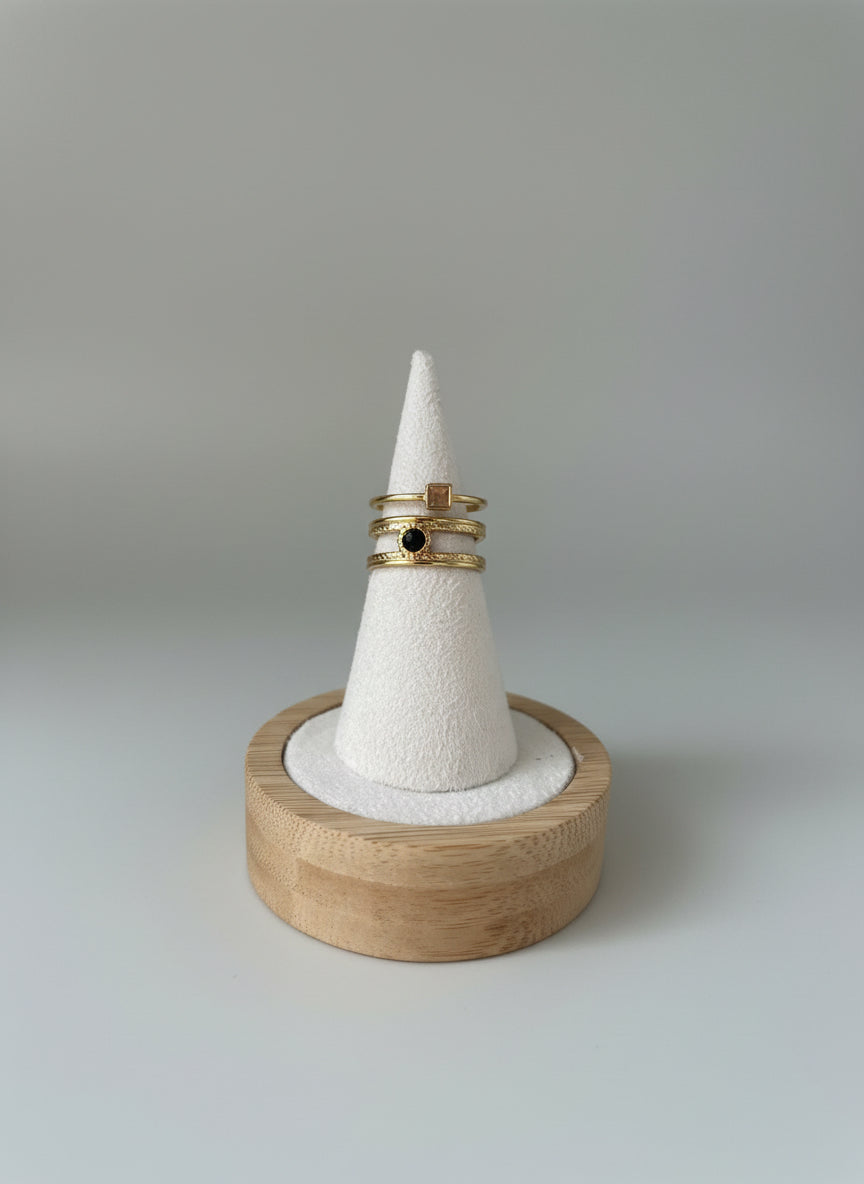 Bague noir éternel